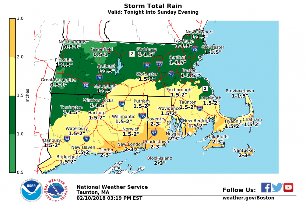 Flood Watch issued for Rhode Island, Southern Massachusetts Fall