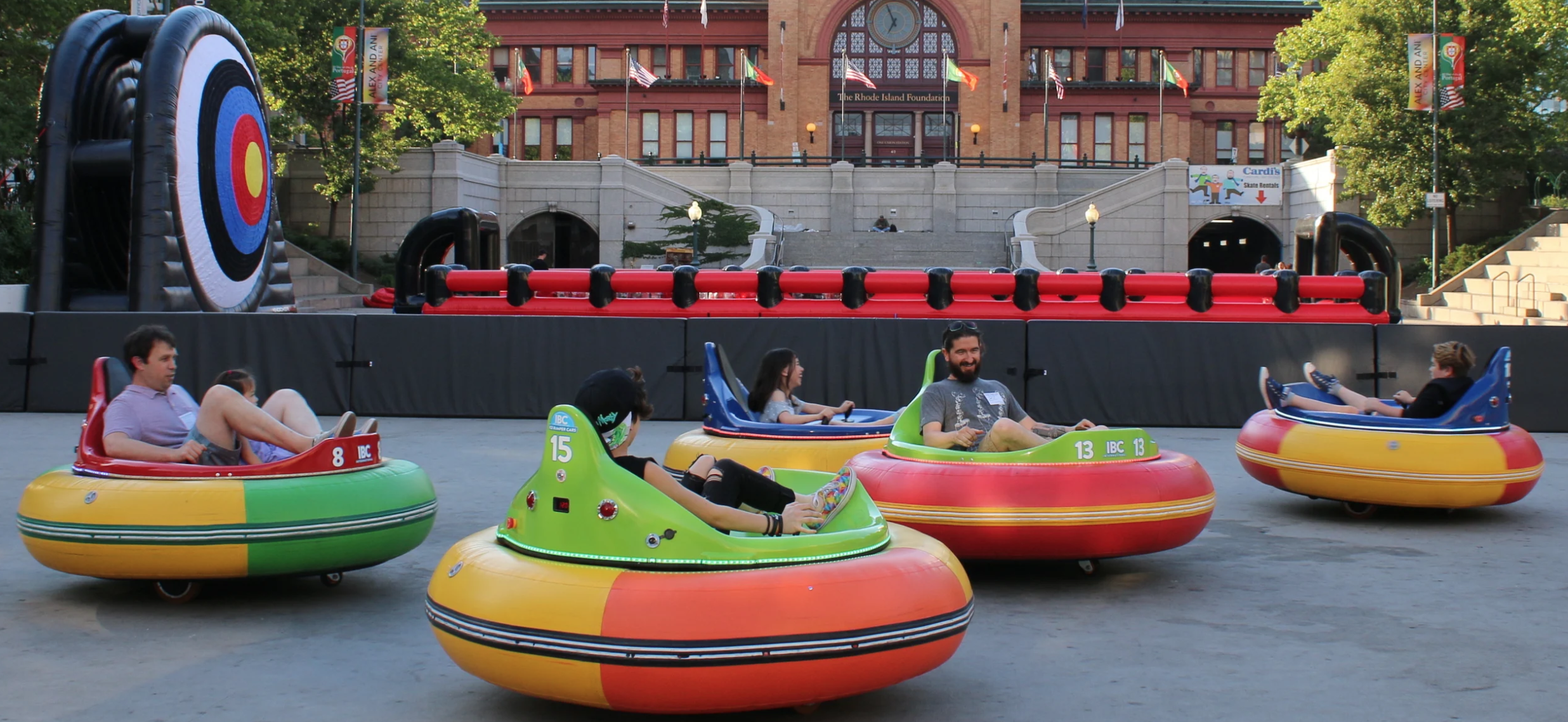 outdoor bumper cars near me