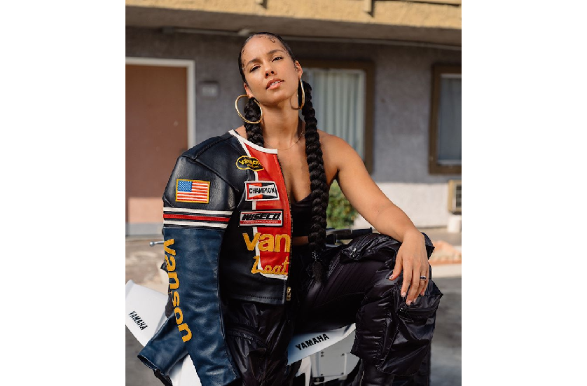 Alicia Keys - Deeeaaaammmnnn jacket is 🔥🔥🔥 Louis Vuitton