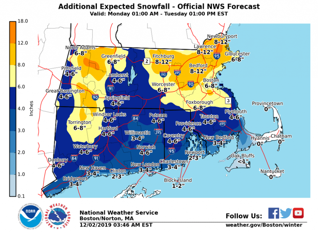 Area issued Winter Weather Advisory as several inches of snow expected
