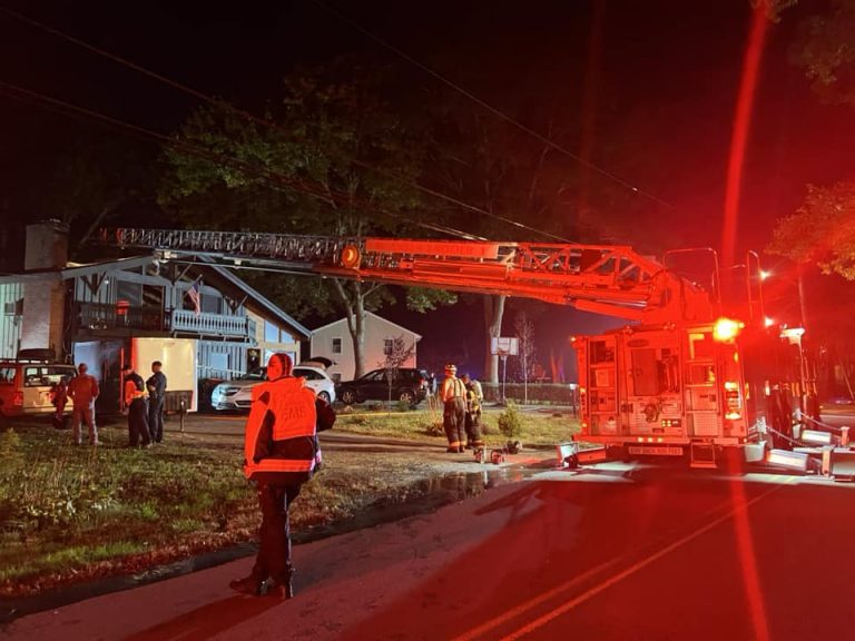 Swansea Fire Department responds to flames at twostory residence