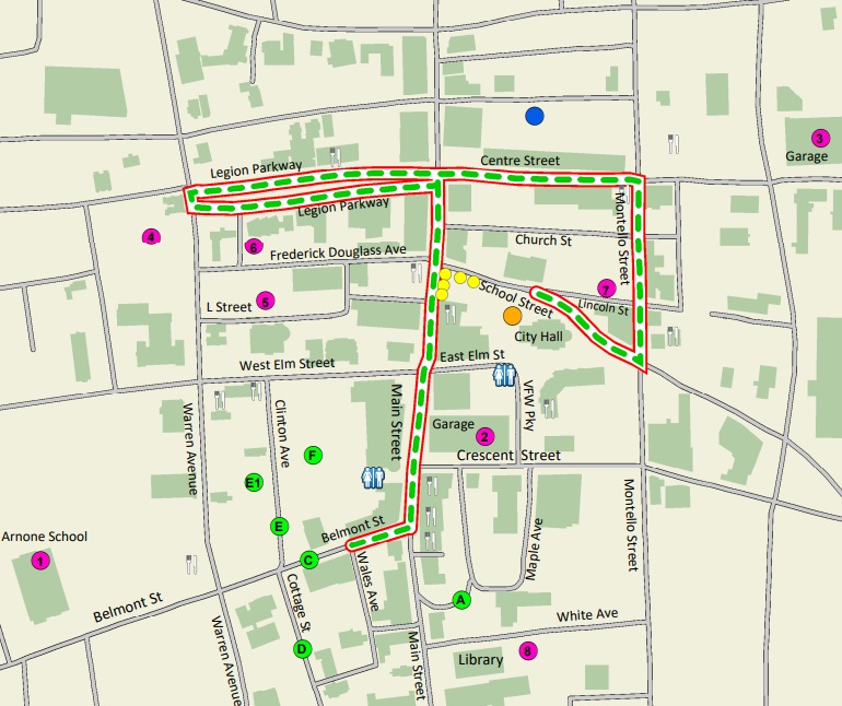 Brockton Parade Map 