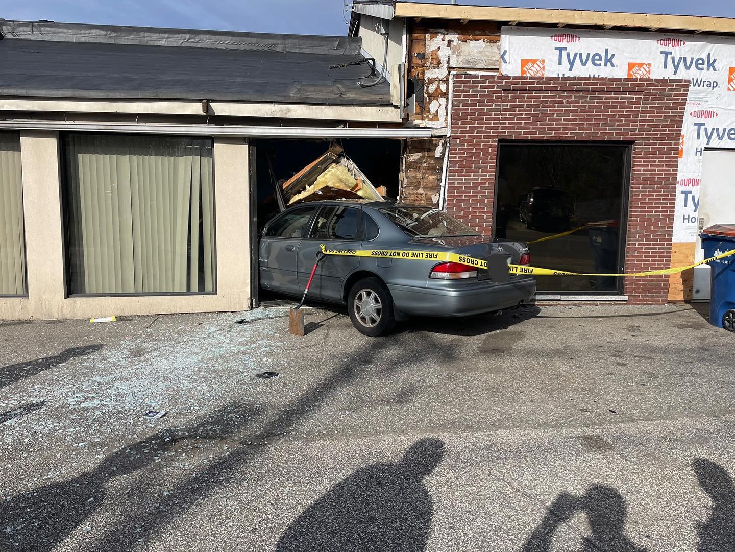 Cars should not crash into buildings