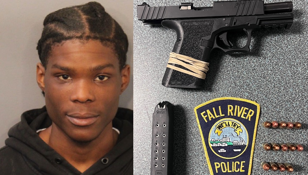 Fall River Police Arrest 19 Year Old On Gun Charges After Disturbance With Threats Fall River