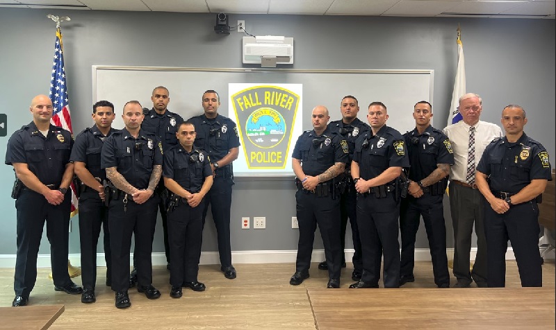 Fall River Police Department welcomes 9 new officers; here are their ...