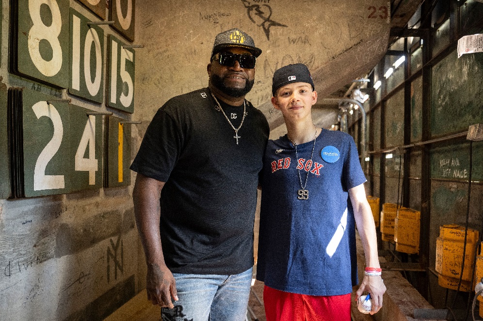 David Ortiz, Boston Red Sox, give local Make-A-Wish kid a day he will never  forget – Fall River Reporter