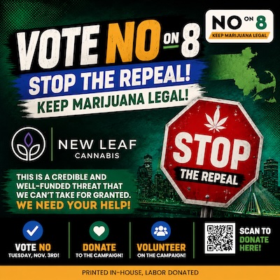 Vote No on 8 — Keep Marijuana Legal